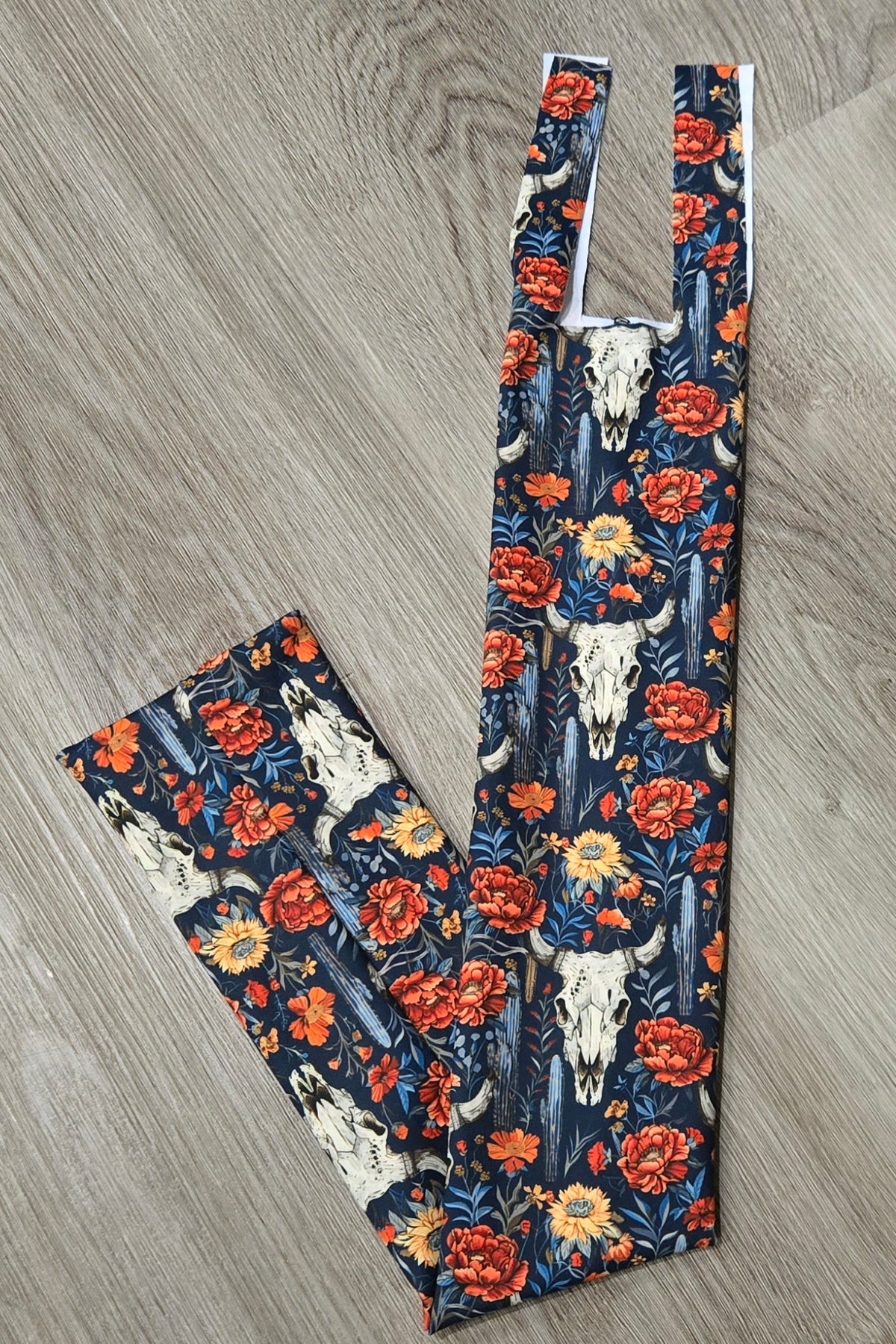 Floral Skull Tail bag