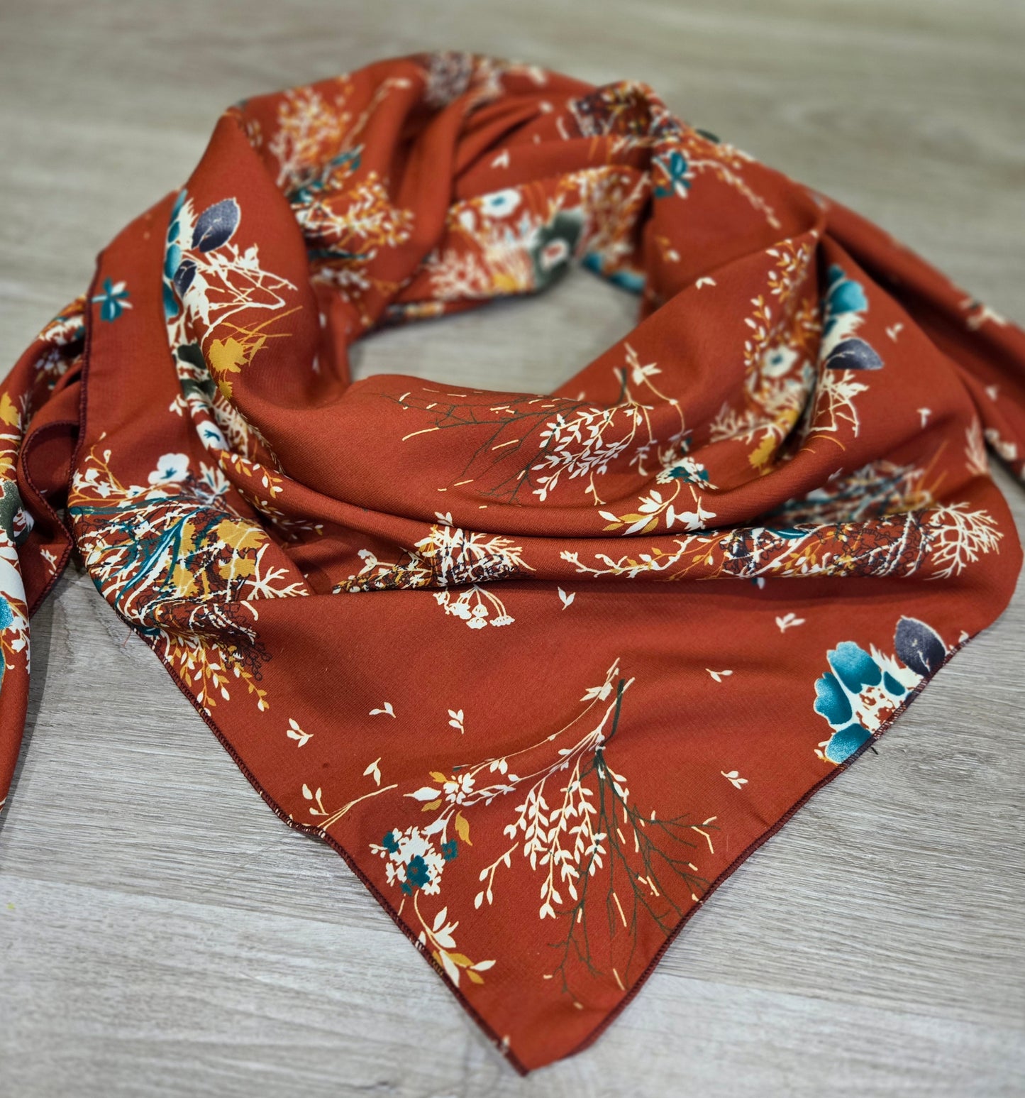 Crimson floral