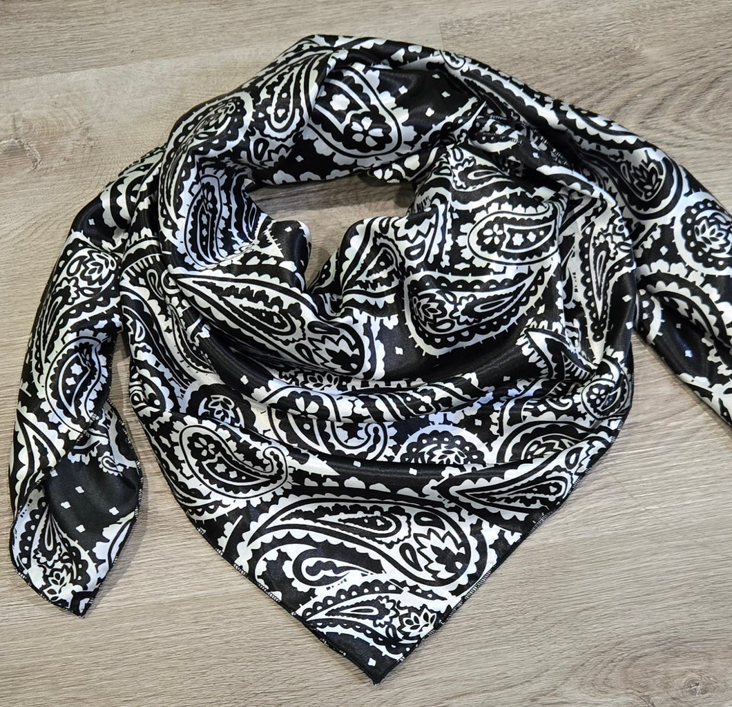Black Bold Paisley