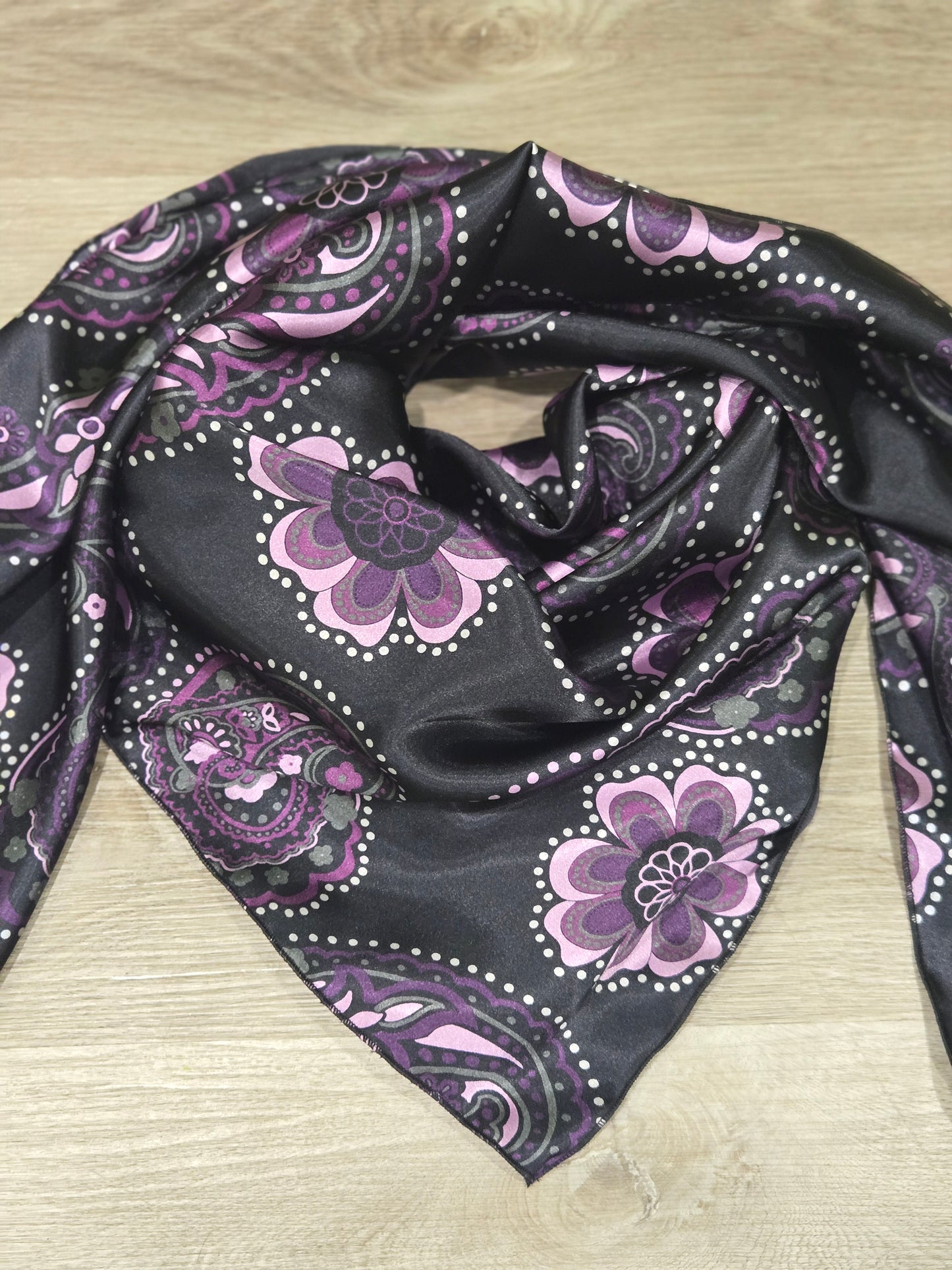 Purple paisley