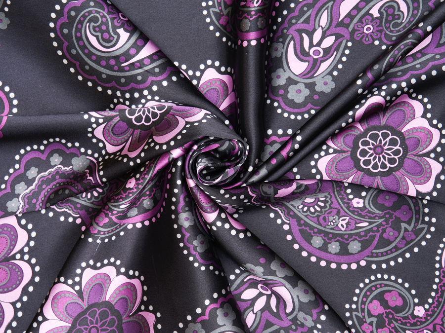 Purple paisley