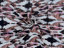 Load image into Gallery viewer, Grey and pink abstract
