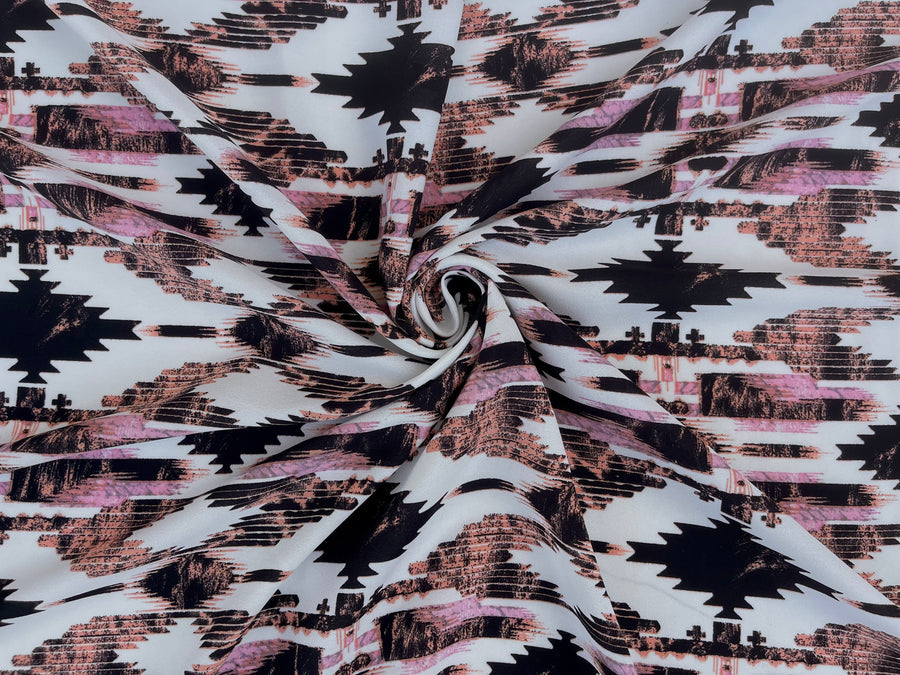 Grey and pink abstract