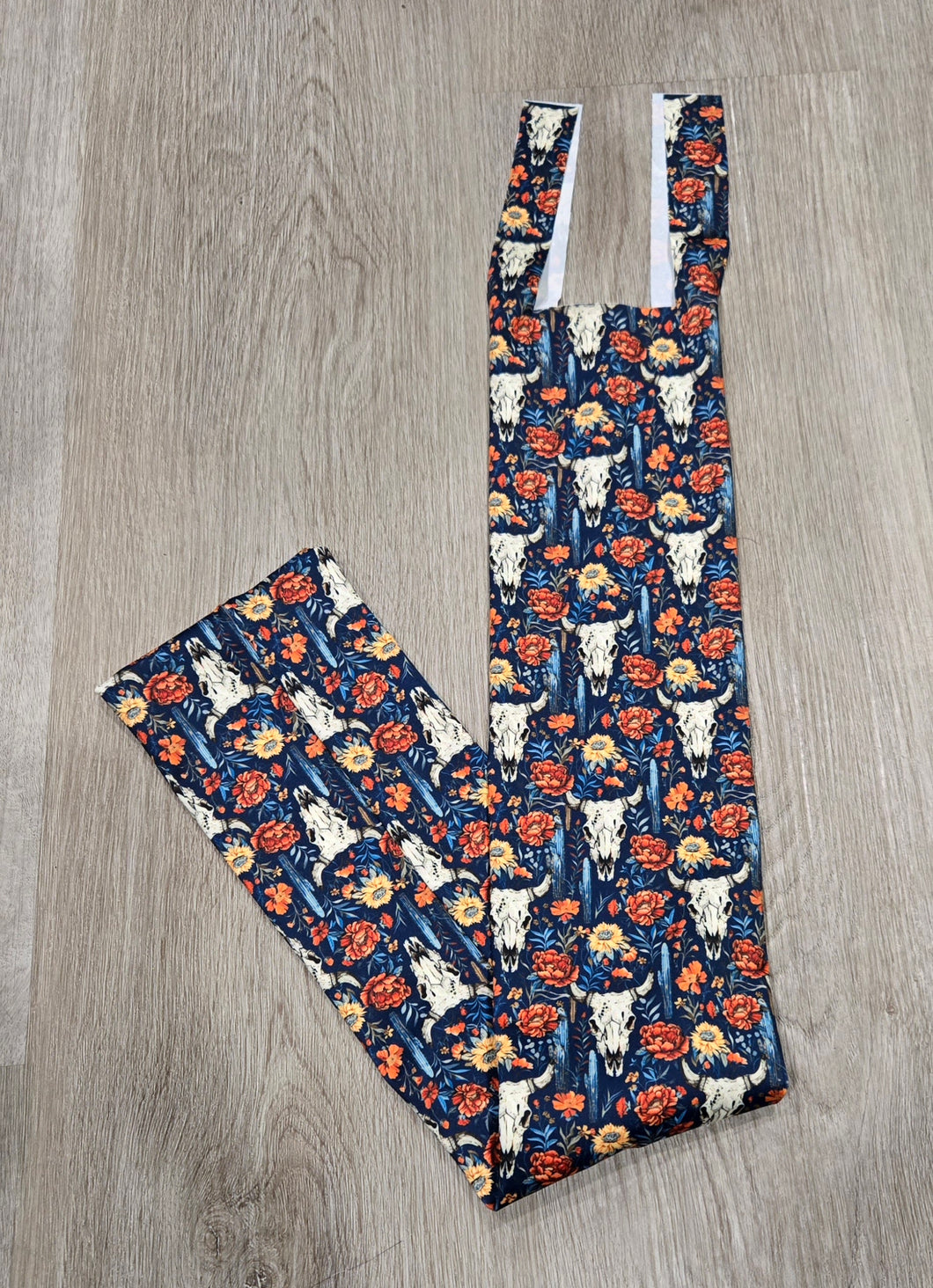 Floral Skull Tail bag