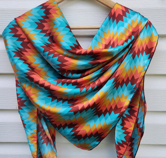 Teal Chevron