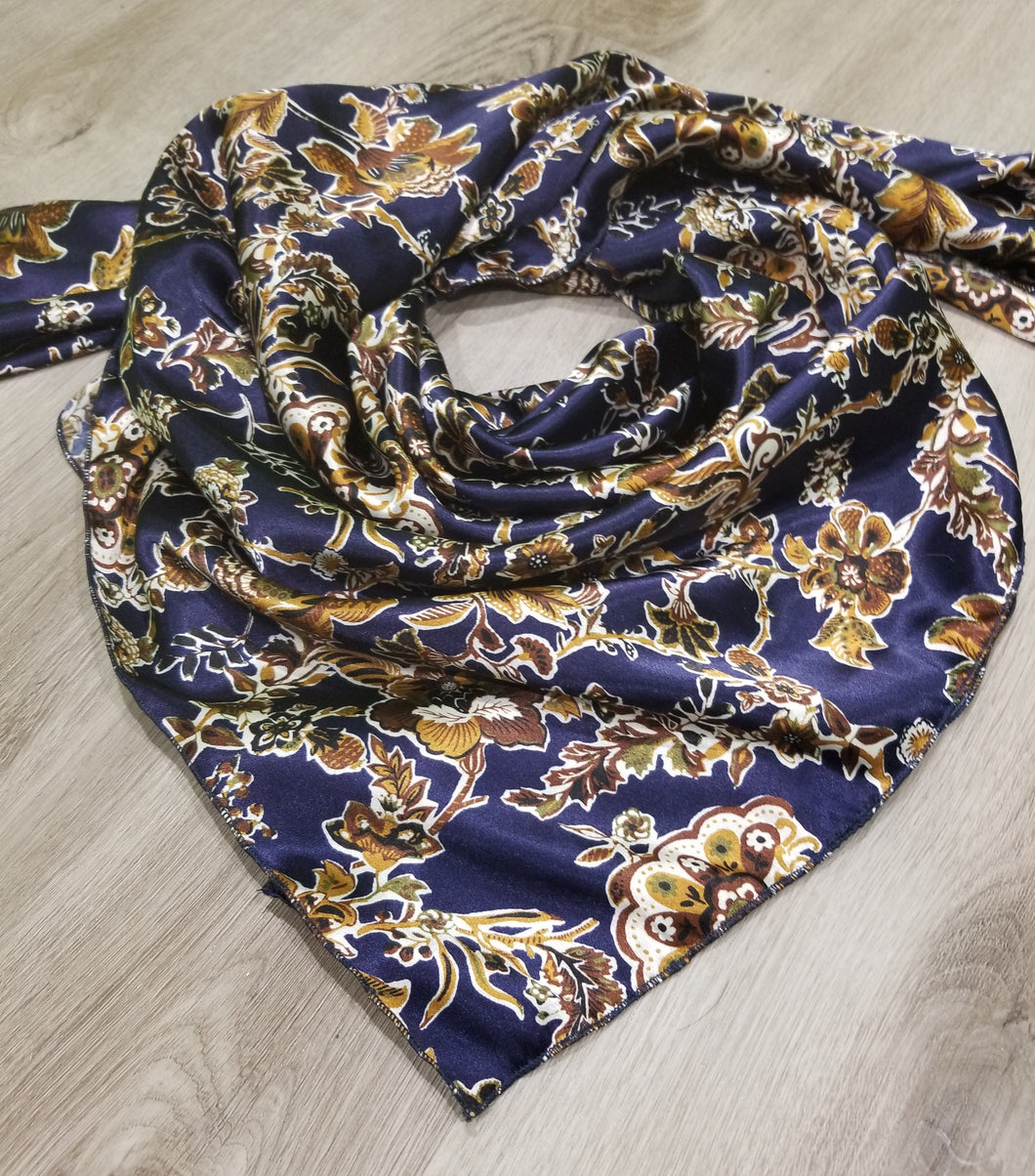 Navy floral