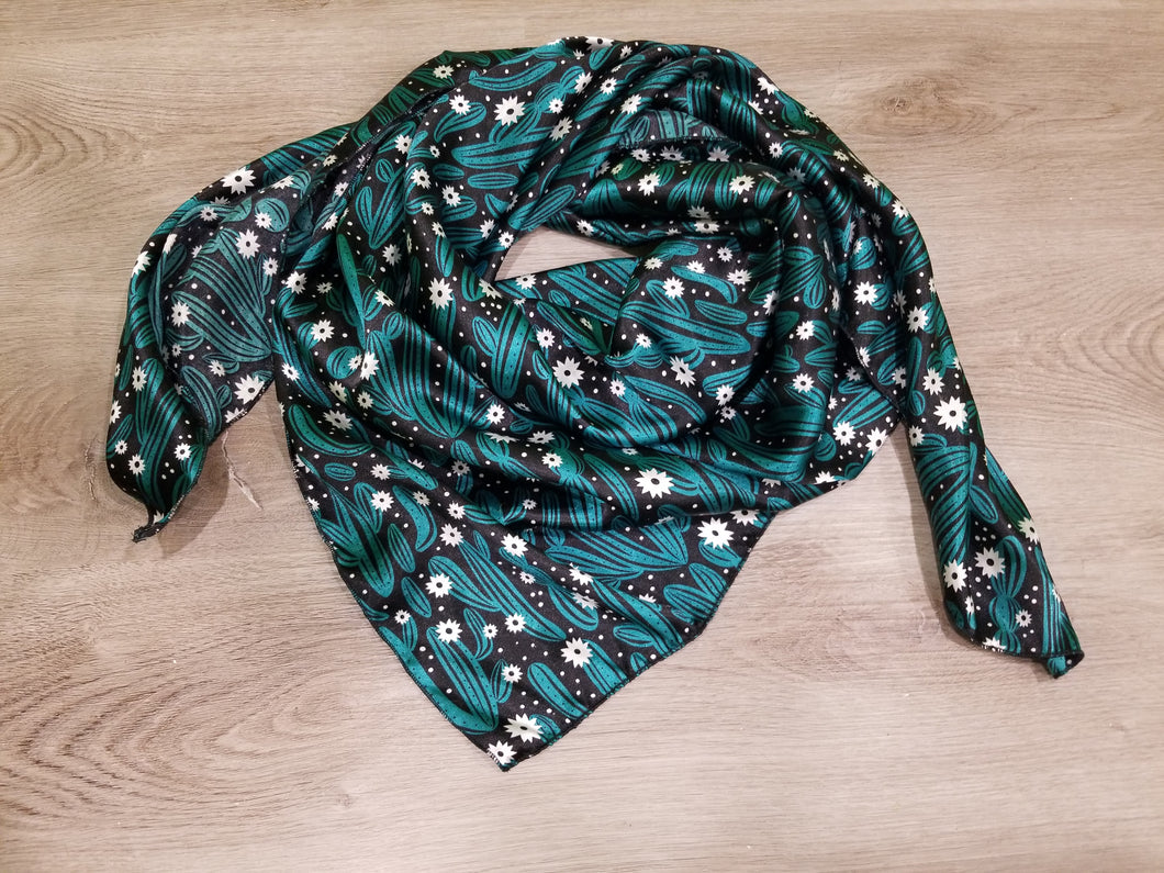 Teal cactus